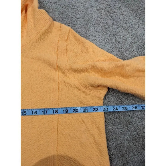 Soft Surroundings Peach Orange Playa Pullover Long Sleeve Tunic XL - Picture 9 of 9